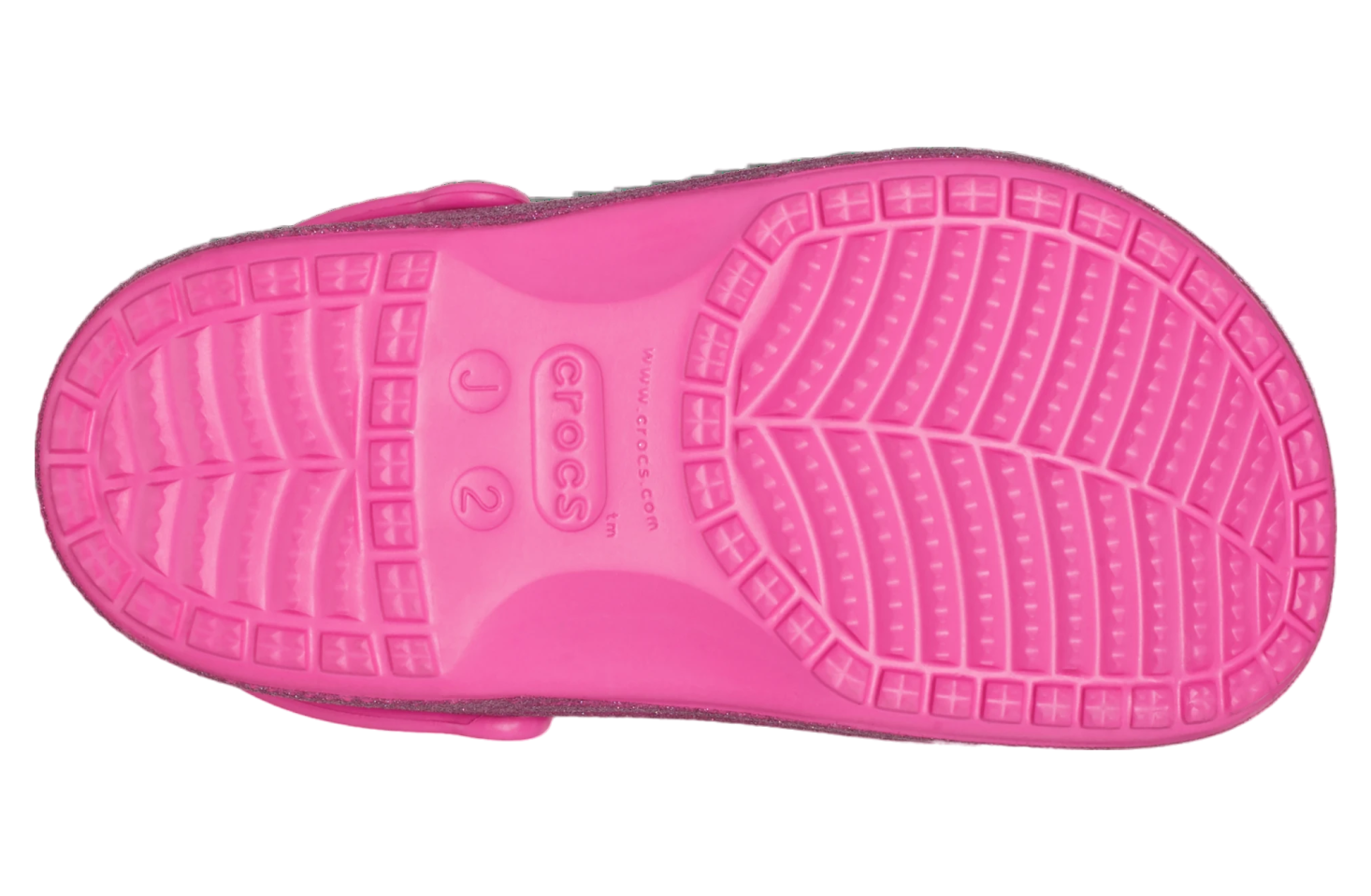 Crocs Baya Lined Glitter Clog GS Electric Pink