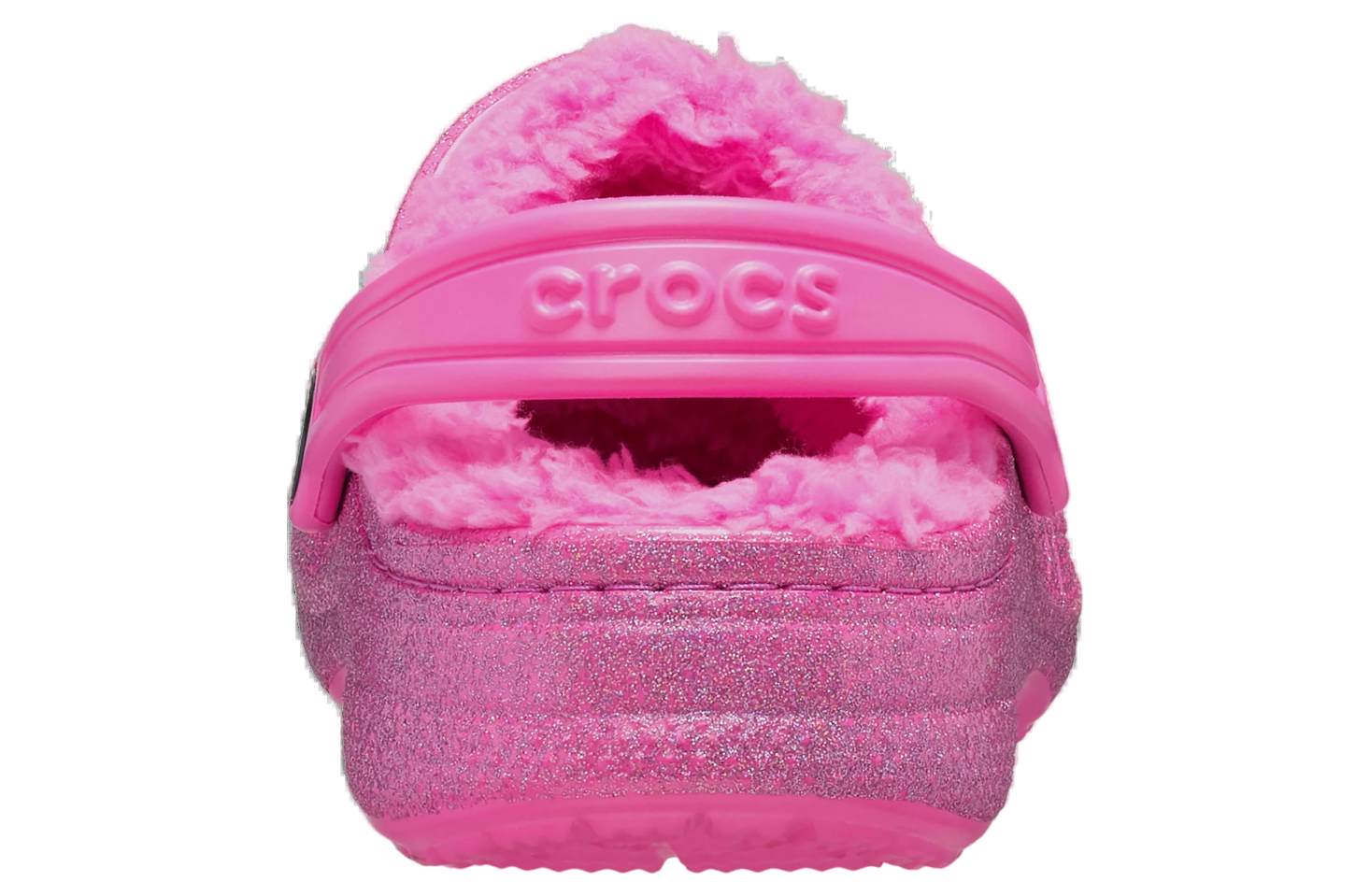 Crocs Baya Lined Glitter Clog GS Electric Pink