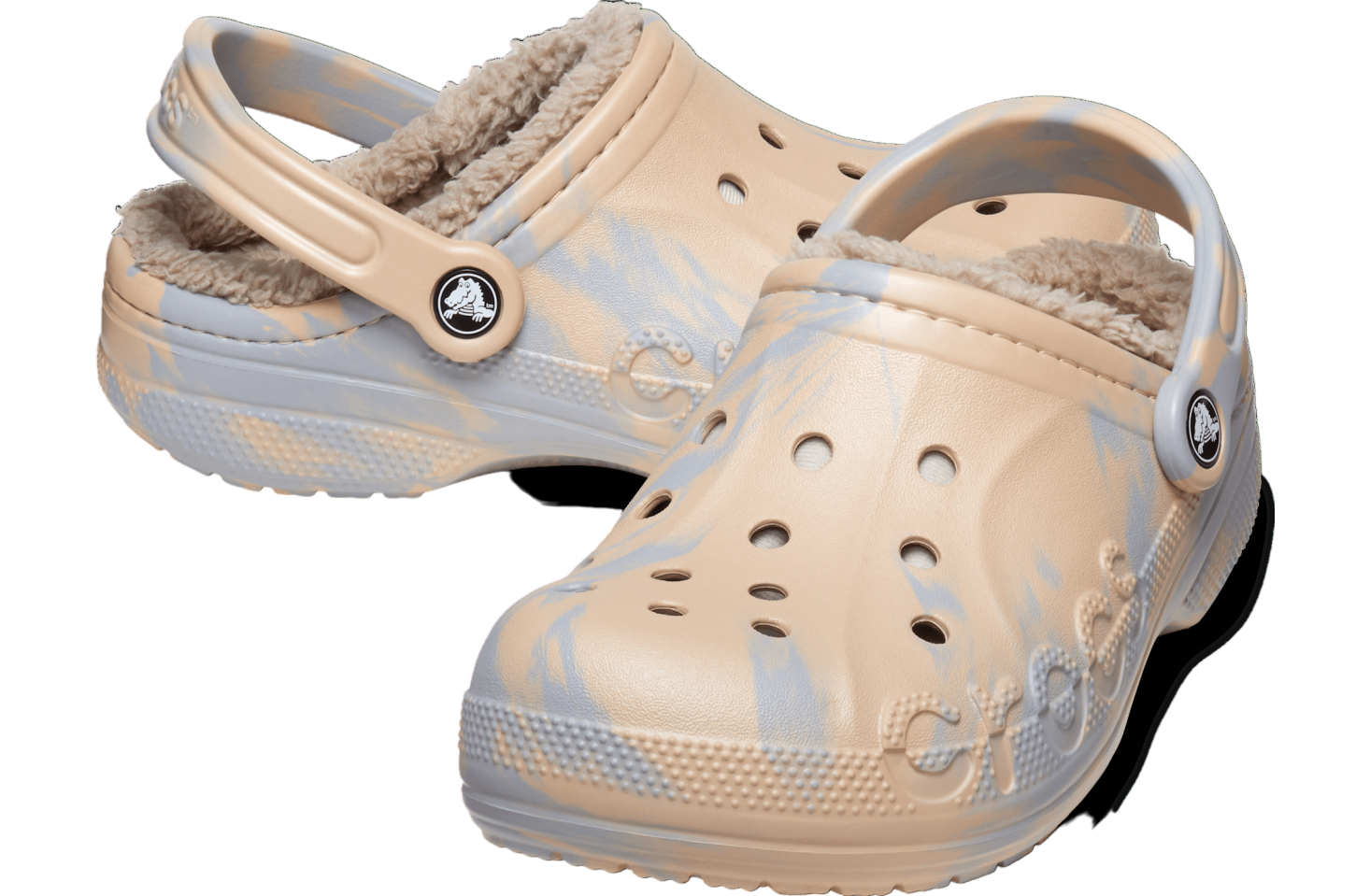 Crocs Baya Lined Marbled Clog Chai / Multi