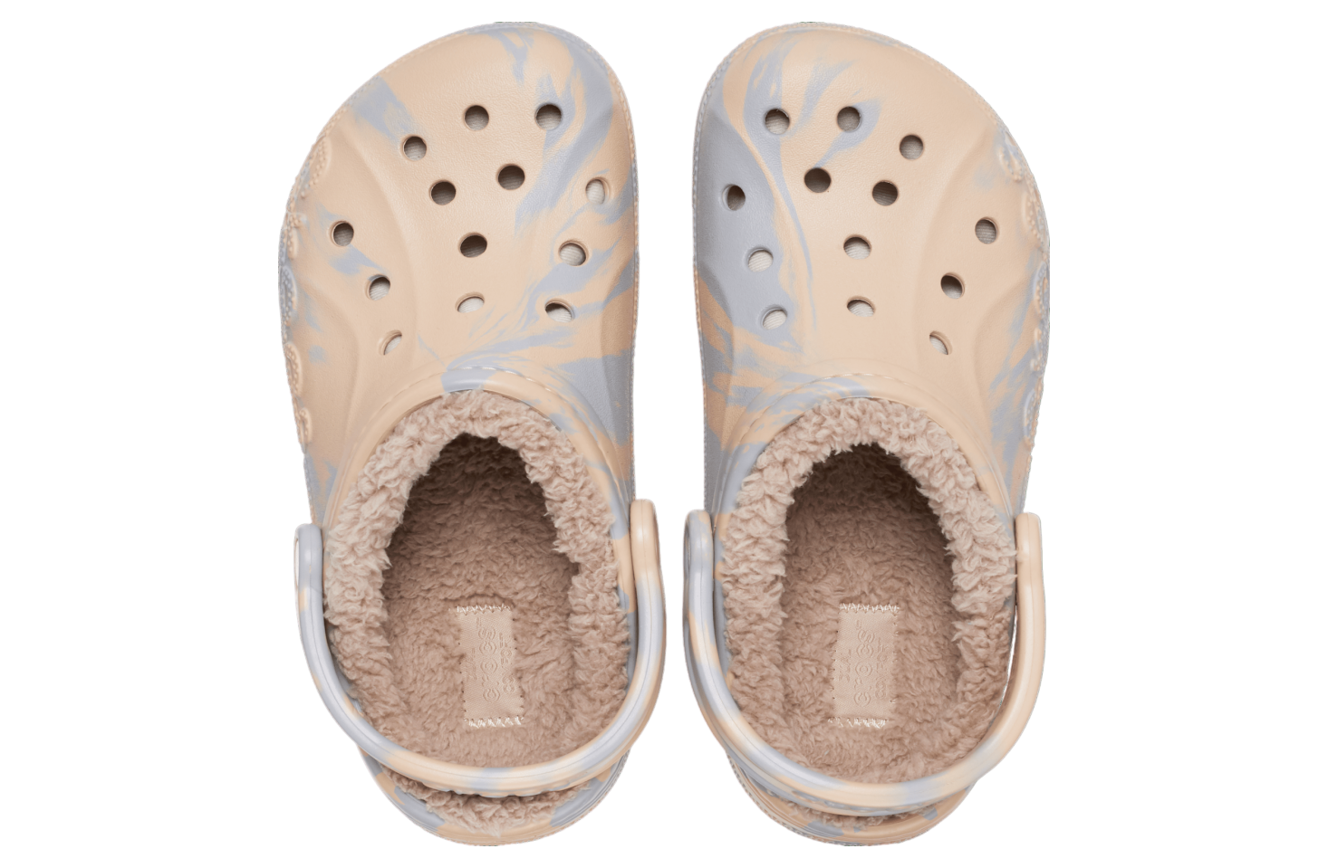 Crocs Baya Lined Marbled Clog Chai / Multi