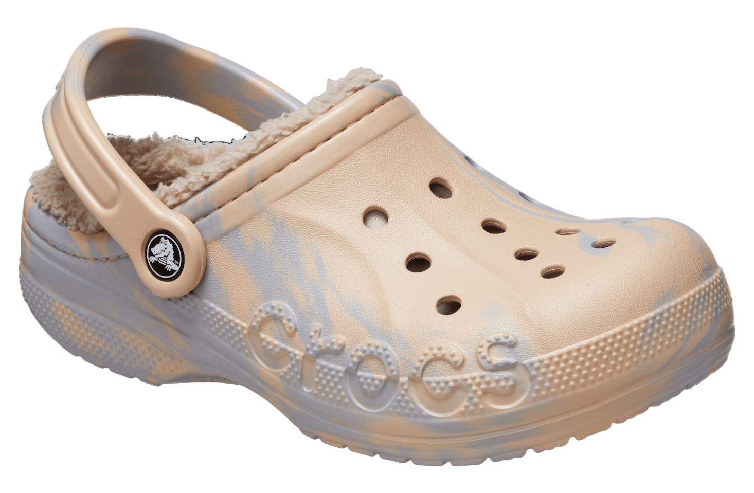 Crocs Baya Lined Marbled Clog Chai / Multi