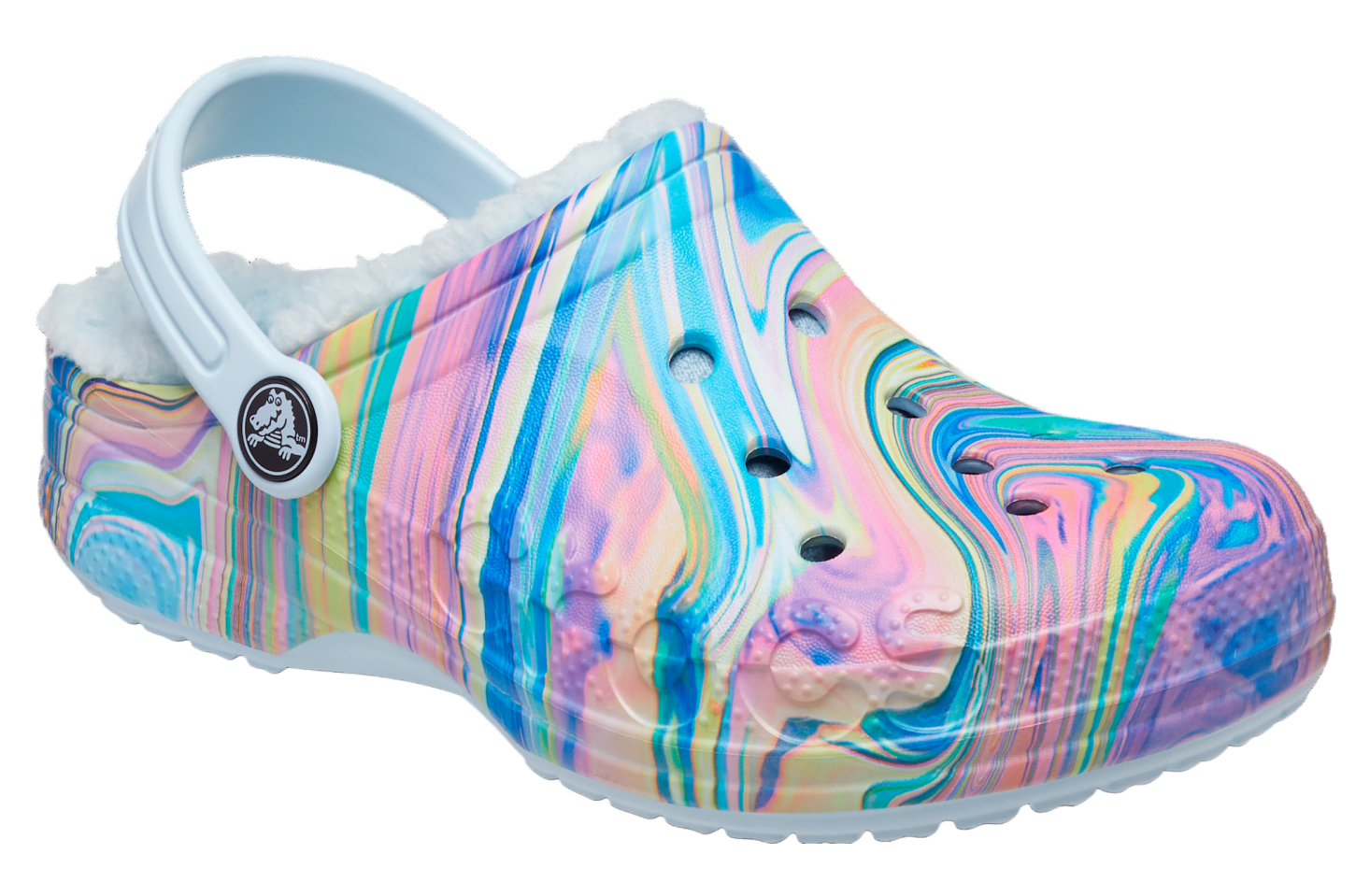 Crocs Baya Lined Printed Clog GS Mineral Blue / Multi