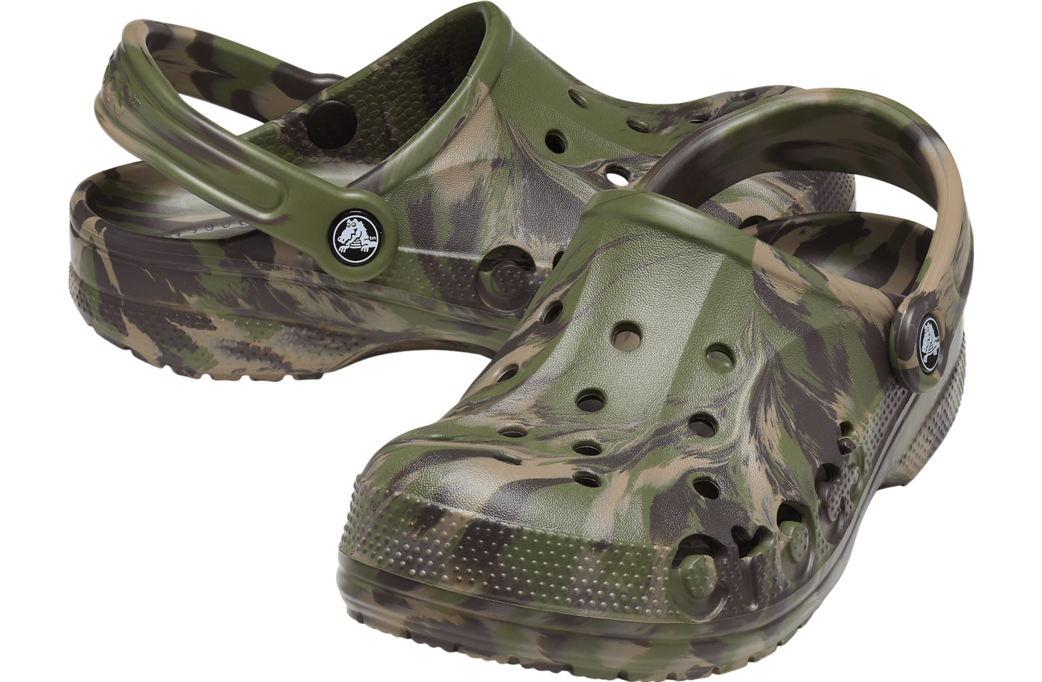 Crocs Baya Marbled Clog Army Green / Multi