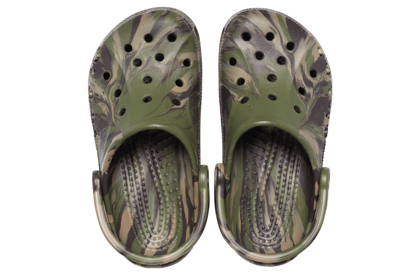 Crocs Baya Marbled Clog Army Green / Multi