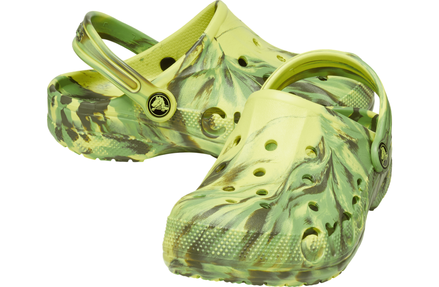 Crocs Baya Marbled Clog GS Citrus