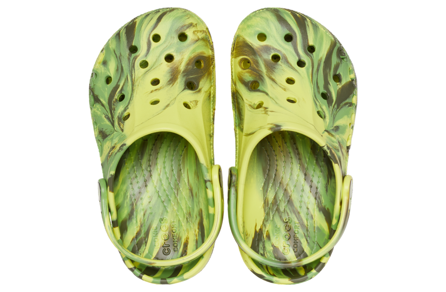 Crocs Baya Marbled Clog GS Citrus