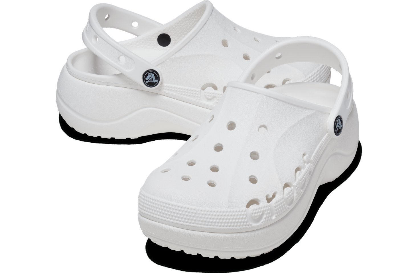 Crocs Baya Platform Clog WMNS White