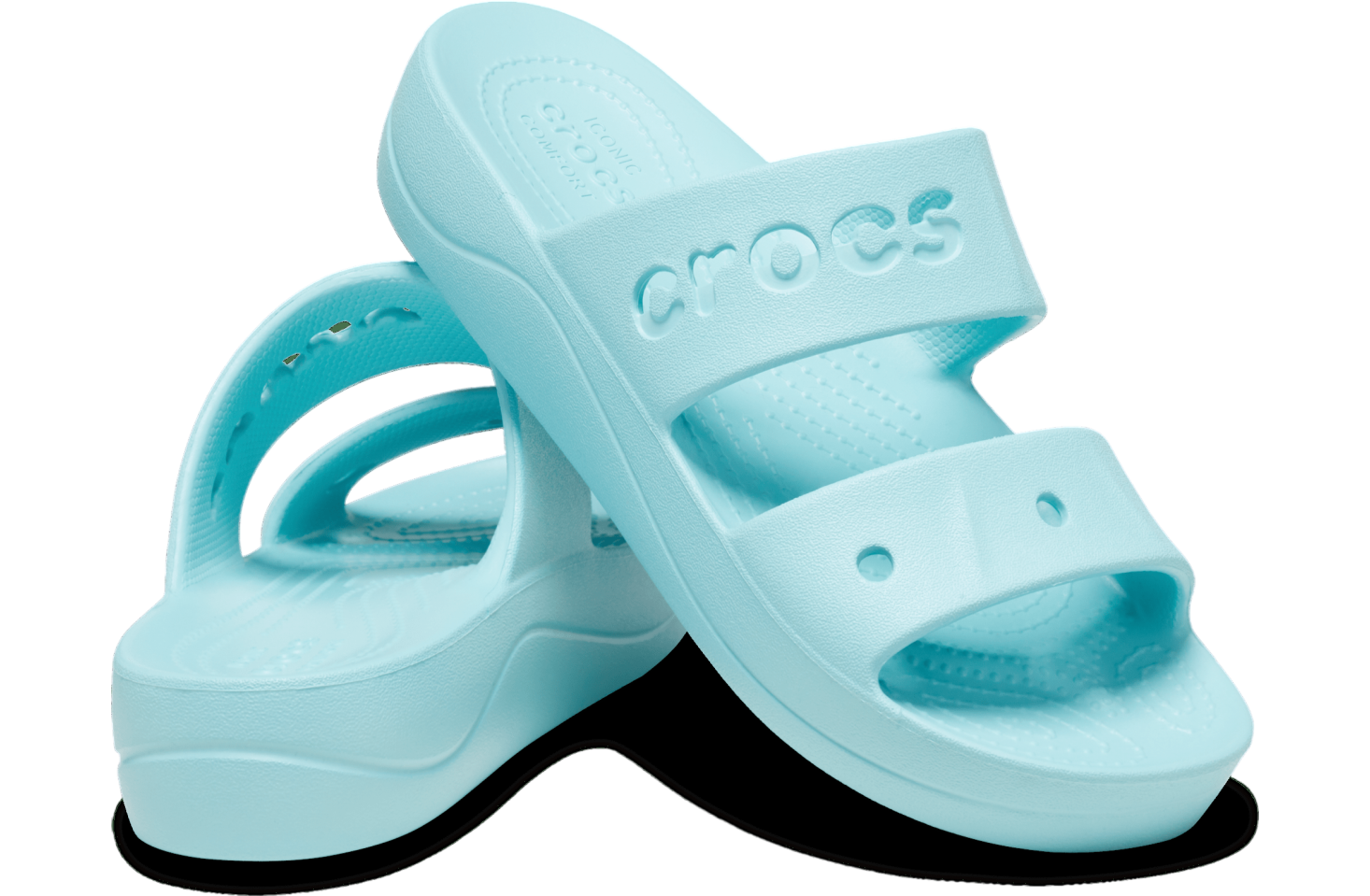 Crocs Baya Platform Sandal WMNS Pure Water