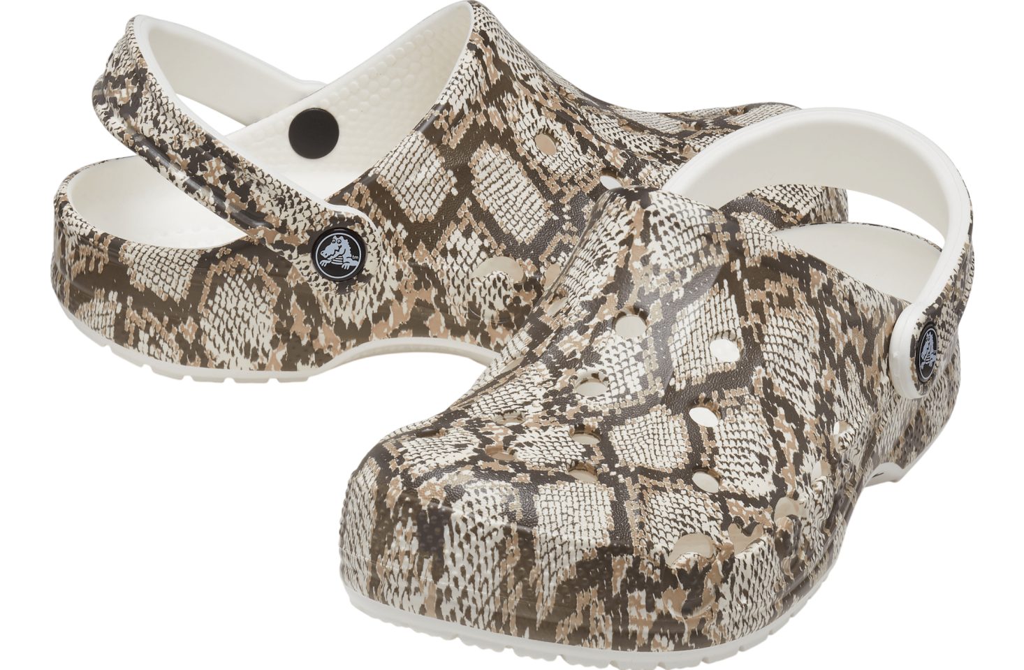 Crocs Baya Seasonal Printed Clog Oyster / Mushroom