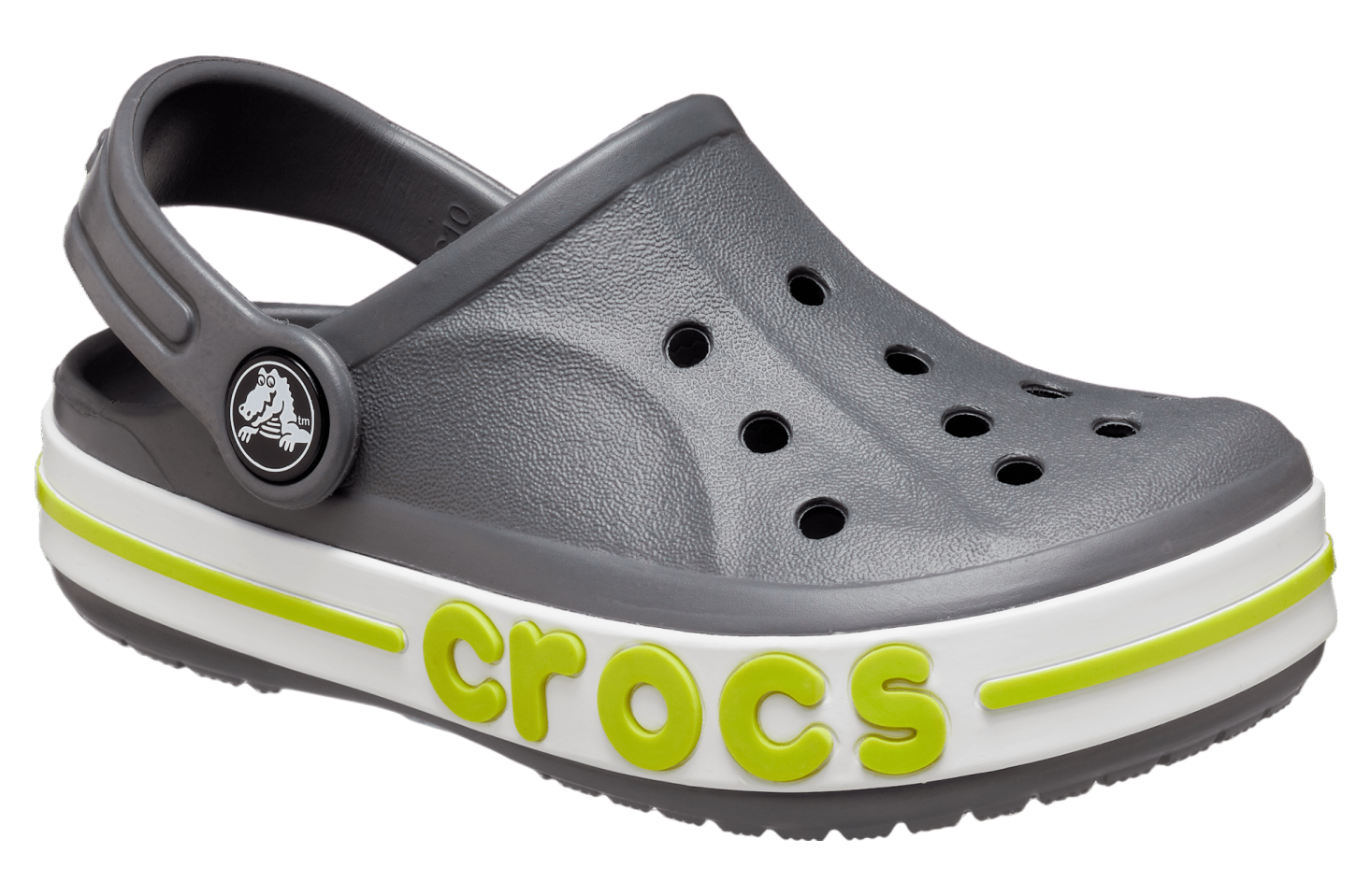 Crocs Bayaband Clog Gs Slate Grey / Lime Punch