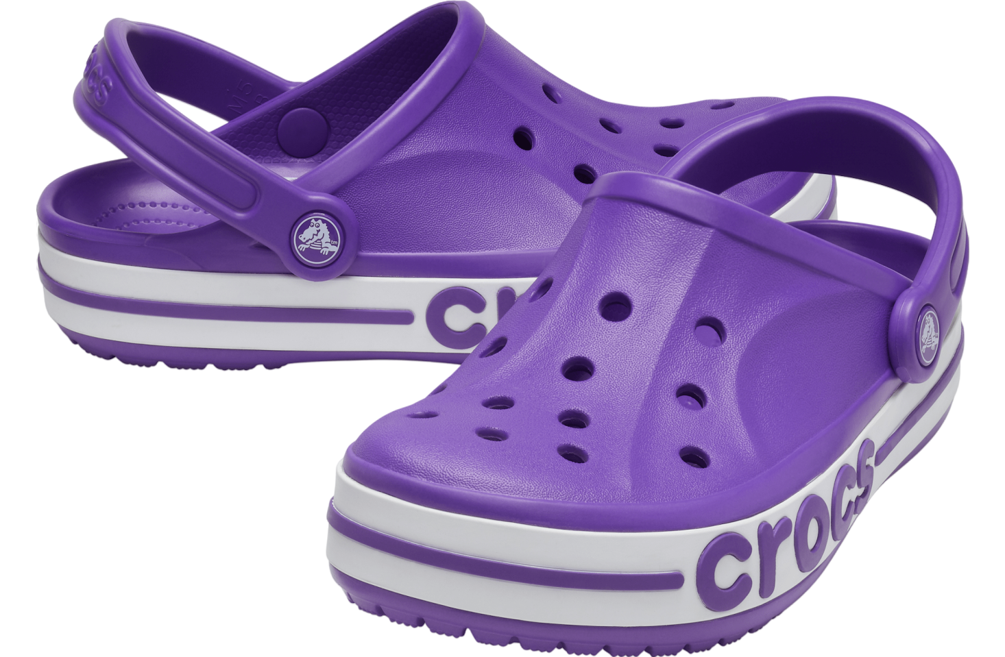 Crocs Bayaband Clog Neon Purple / White