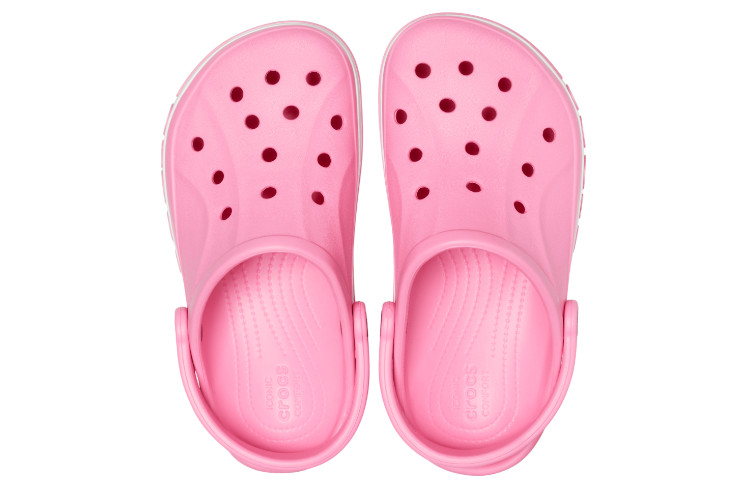 Crocs Bayaband Clog Pink Lemonade / White