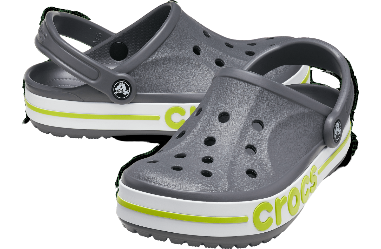 Crocs Bayaband Clog Slate Grey / Lime Punch