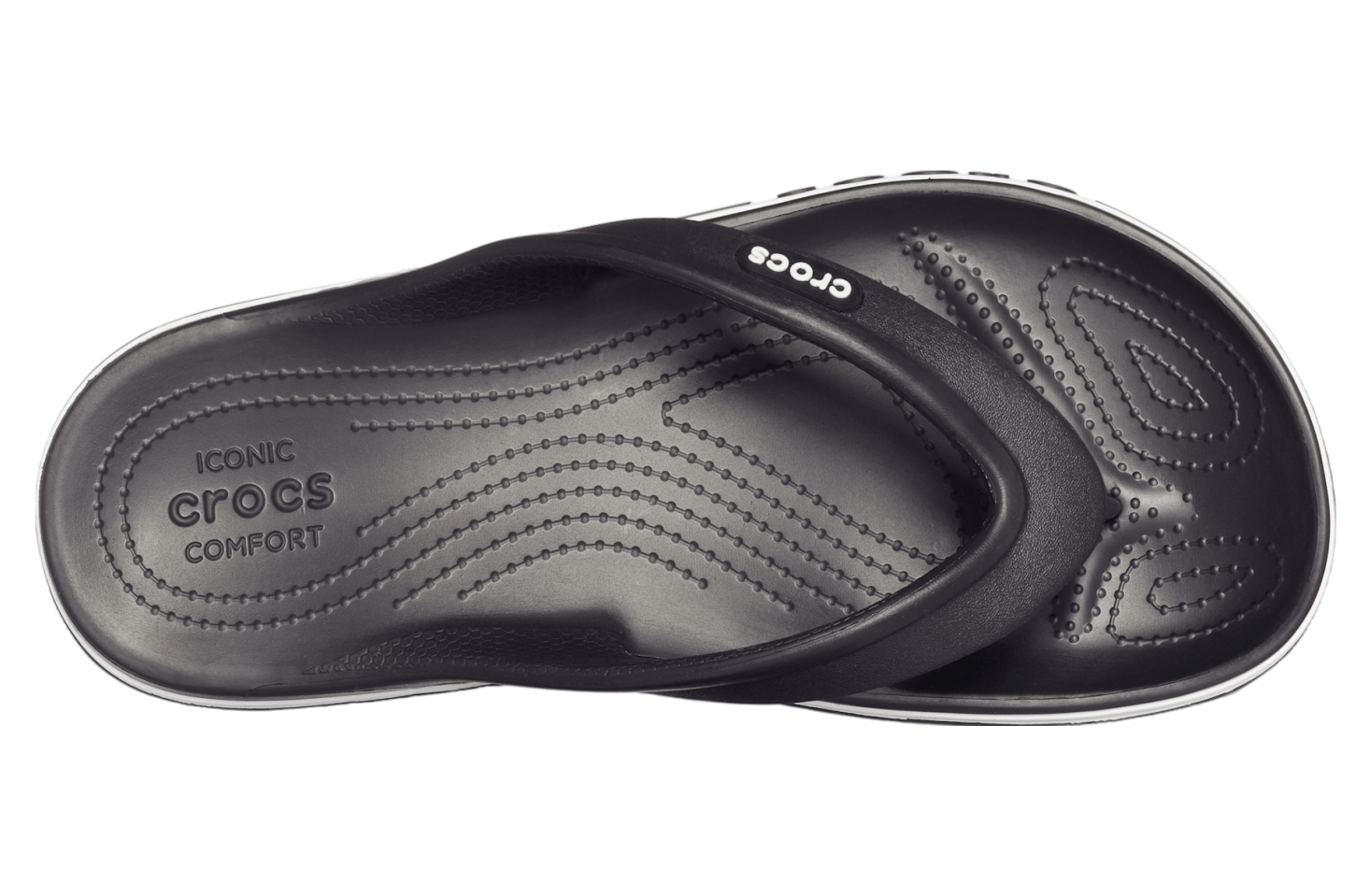 Crocs Bayaband Flip Black / White