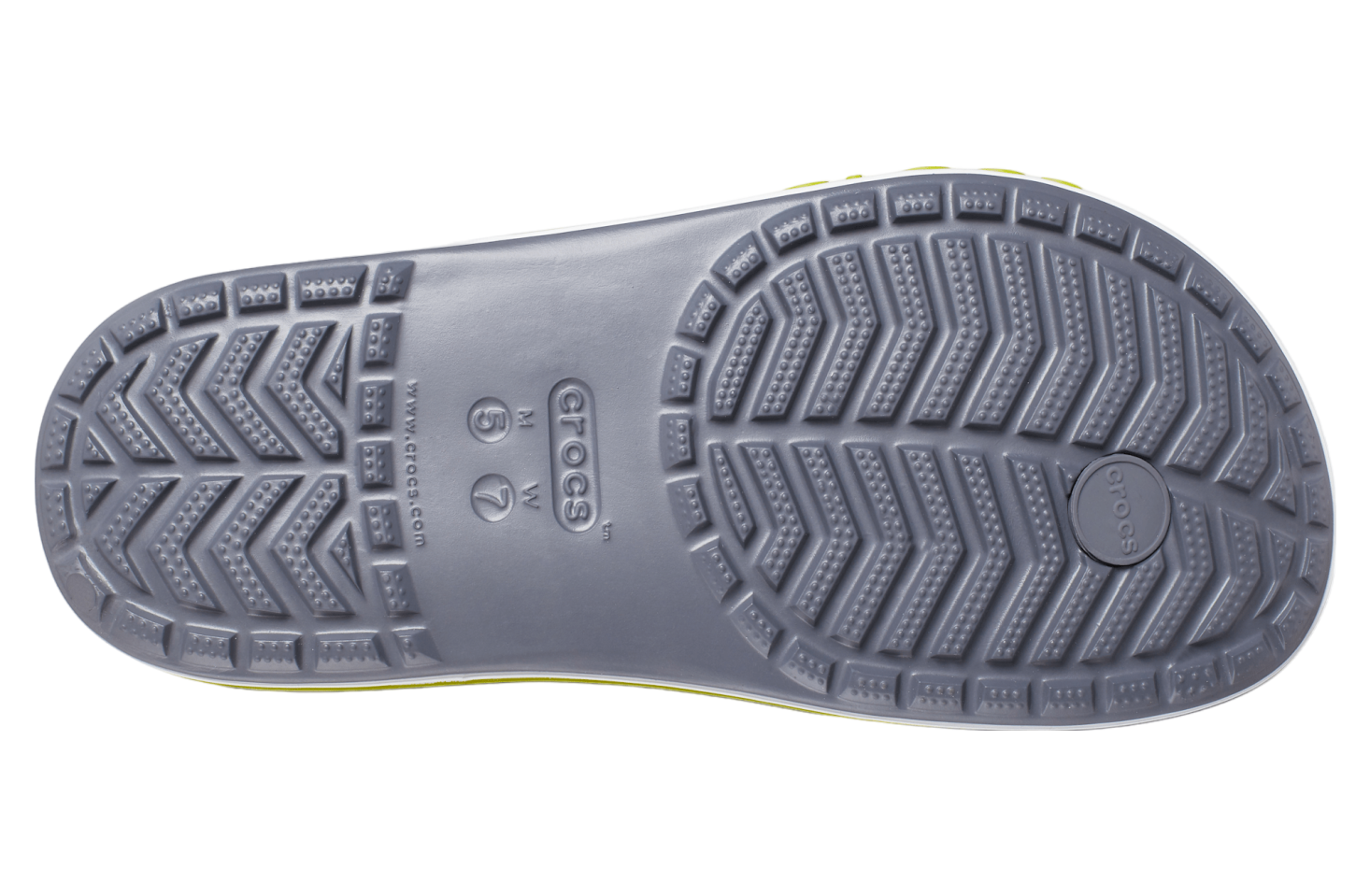 Crocs Bayaband Flip Charcoal / Volt Green