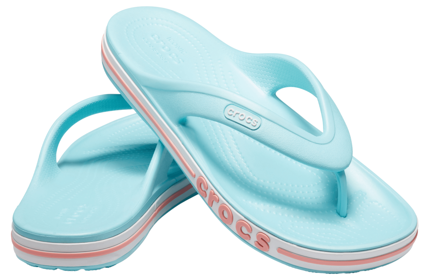 Crocs Bayaband Flip Ice Blue / Melon