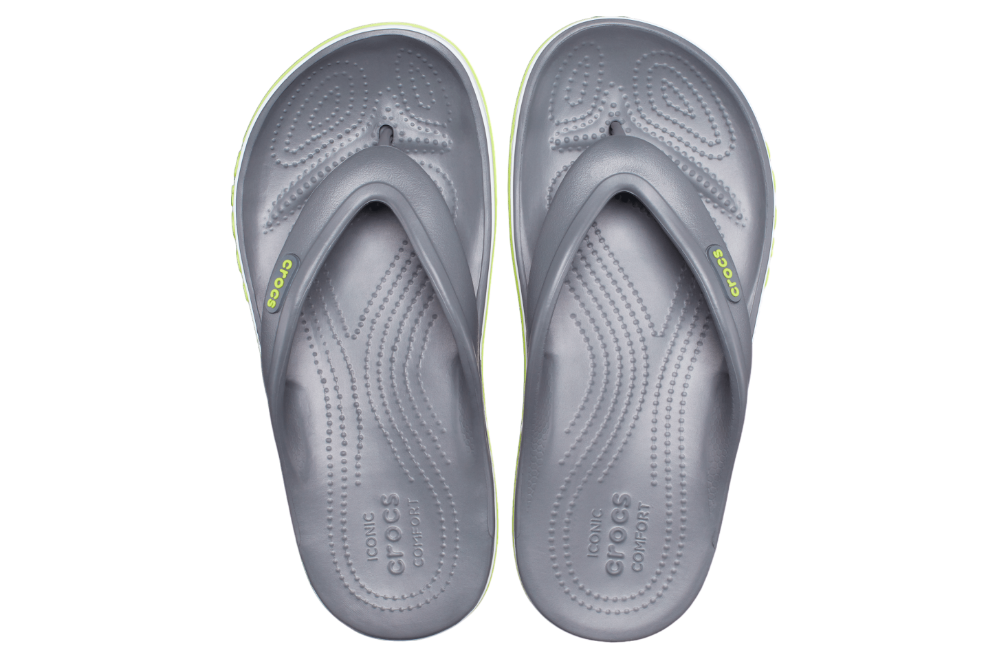 Crocs Bayaband Flip Slate Grey / Lime Punch