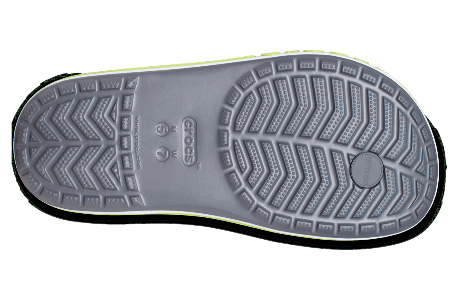 Crocs Bayaband Flip Slate Grey / Lime Punch