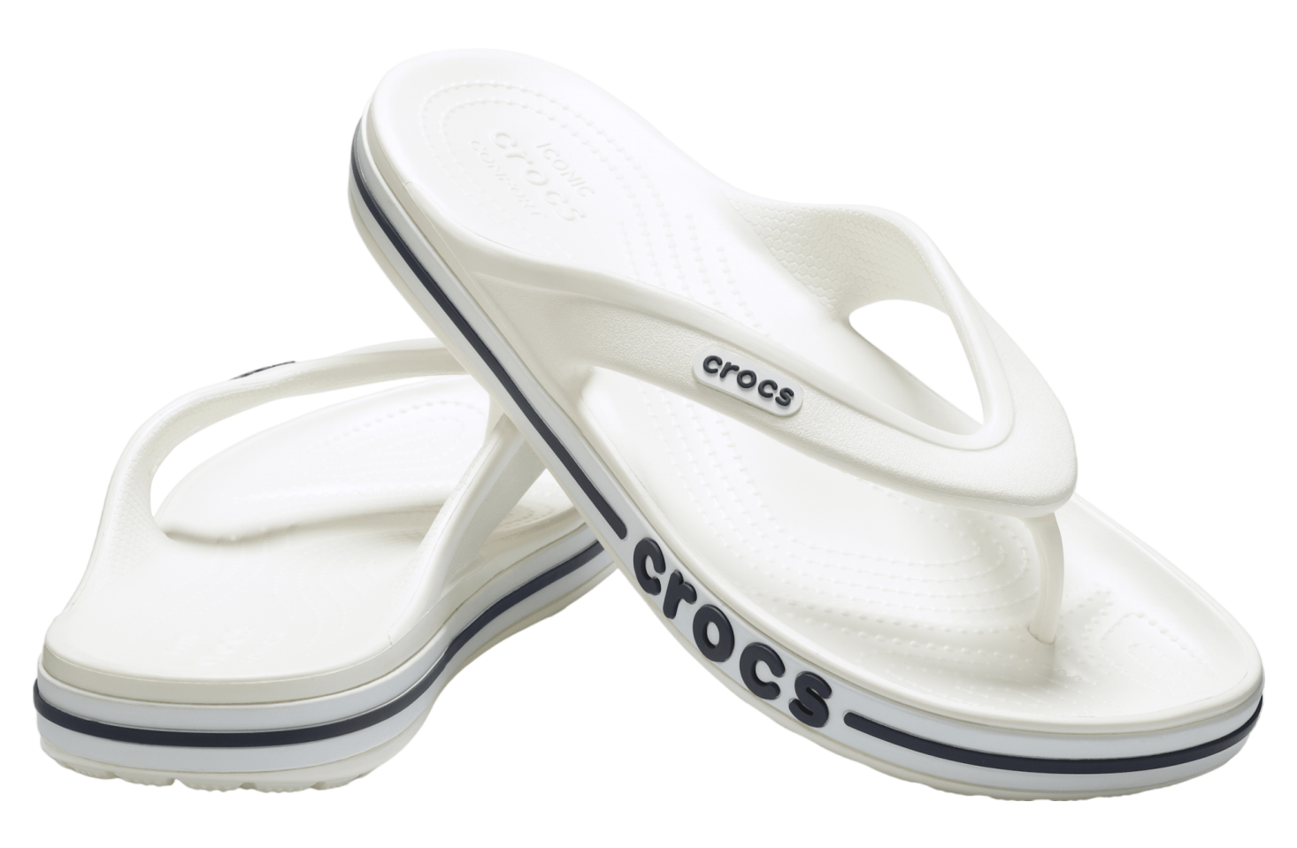 Crocs Bayaband Flip White / Navy