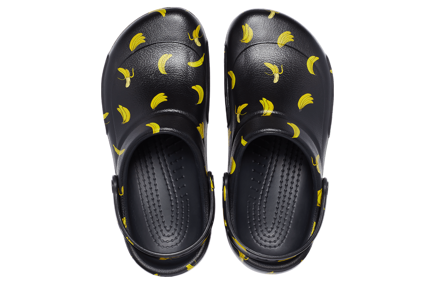 Crocs Bistro Graphic Slip Resistant Work Clog Black / Yellow