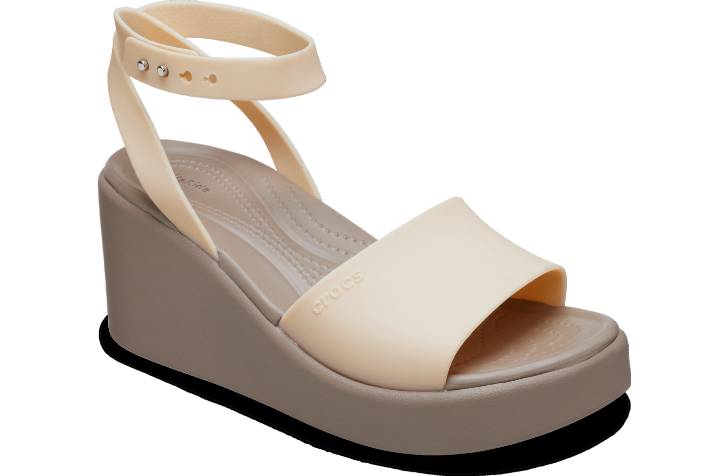 Crocs Brooklyn Ankle Strap Wedge WMNS Shiitake