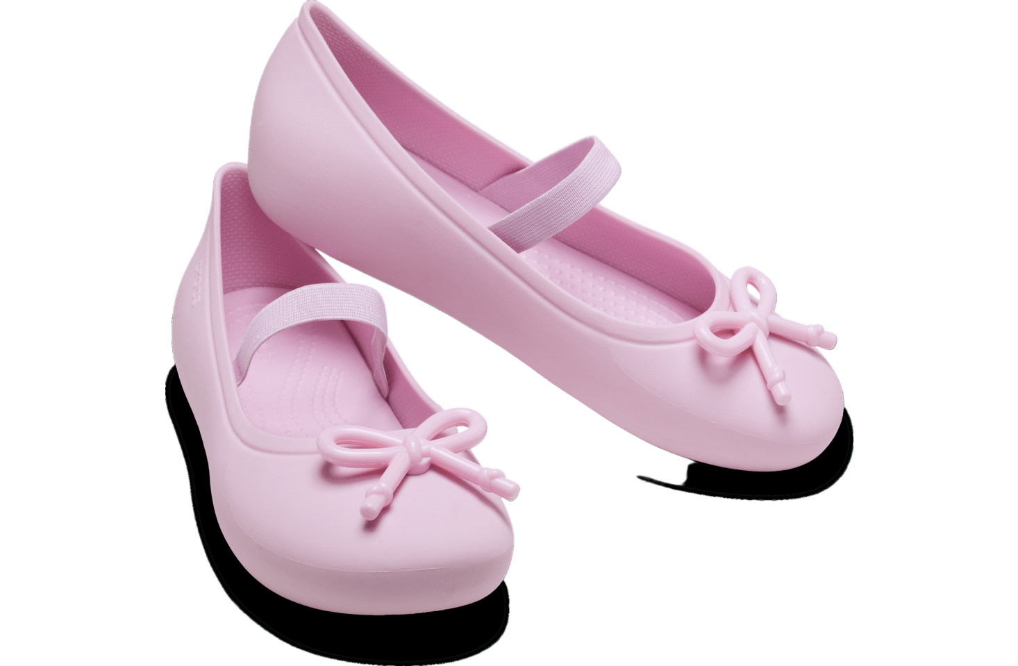 Crocs Brooklyn Bow Flat GS Ballerina Pink