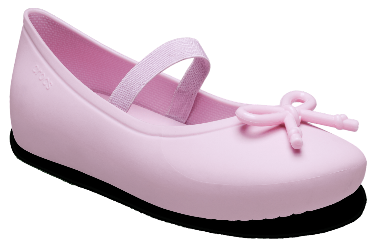 Crocs Brooklyn Bow Flat GS Ballerina Pink