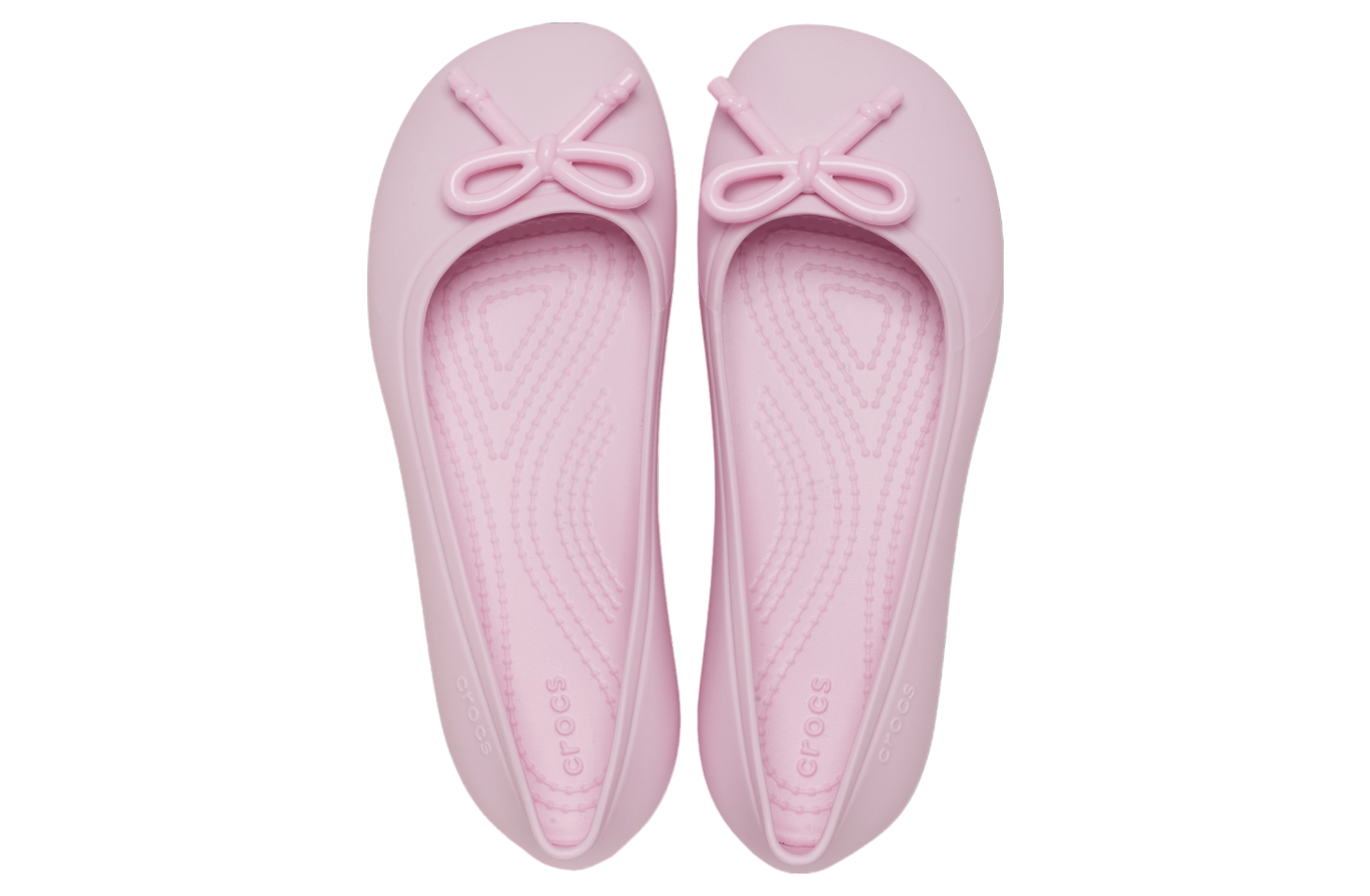 Crocs Brooklyn Bow Flat GS Ballerina Pink