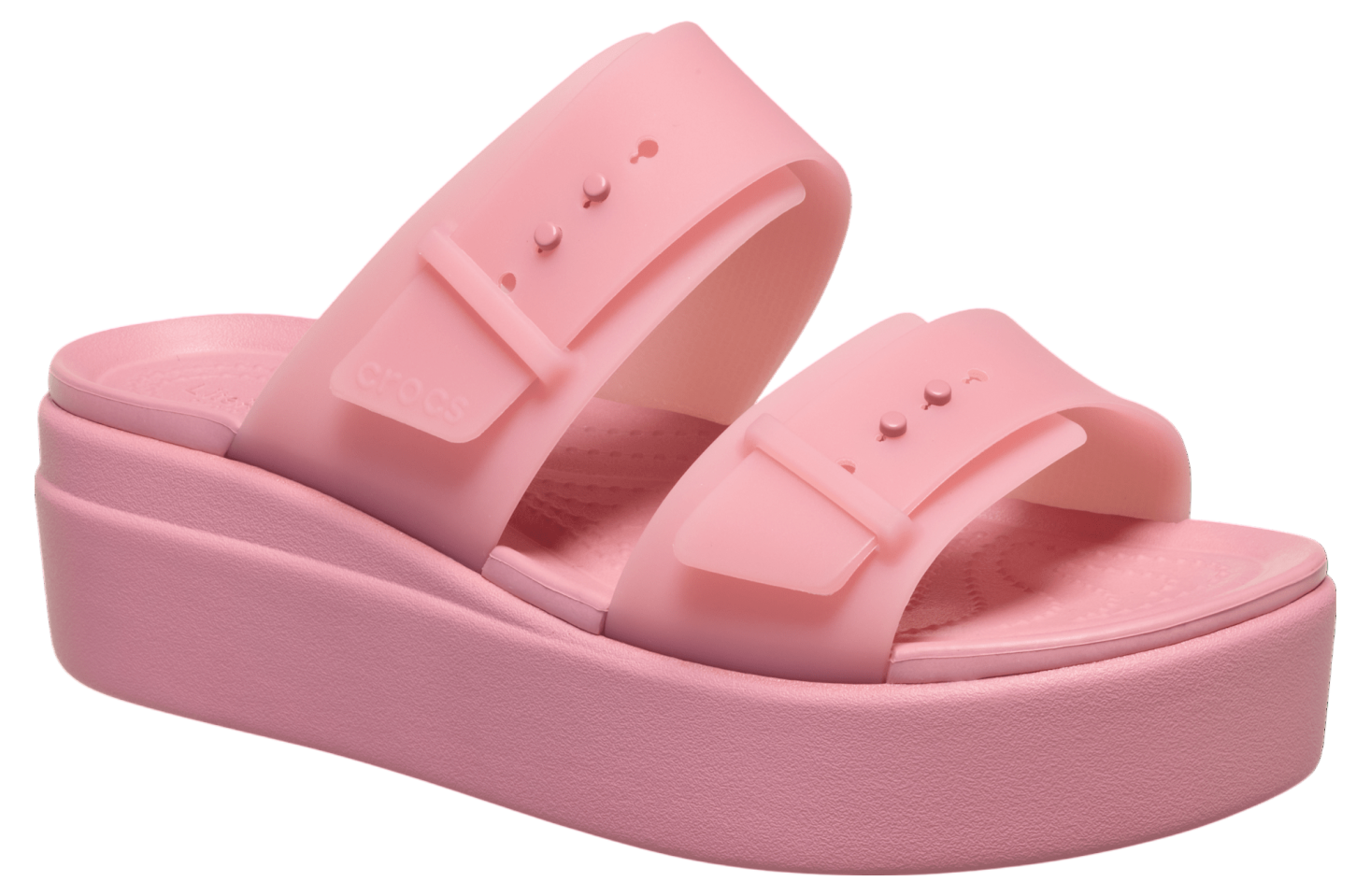 Crocs Brooklyn Buckle Frosted Low Wedge WMNS Rosette