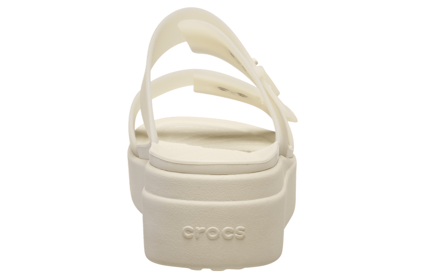 Crocs Brooklyn Buckle Frosted Low Wedge WMNS Sandstone