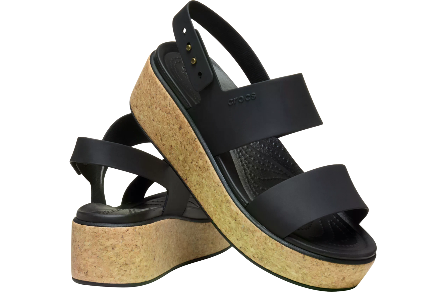 Crocs Brooklyn Cork Low Wedge WMNS Black