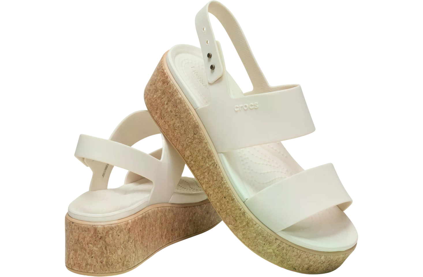 Crocs Brooklyn Cork Low Wedge WMNS Frappé