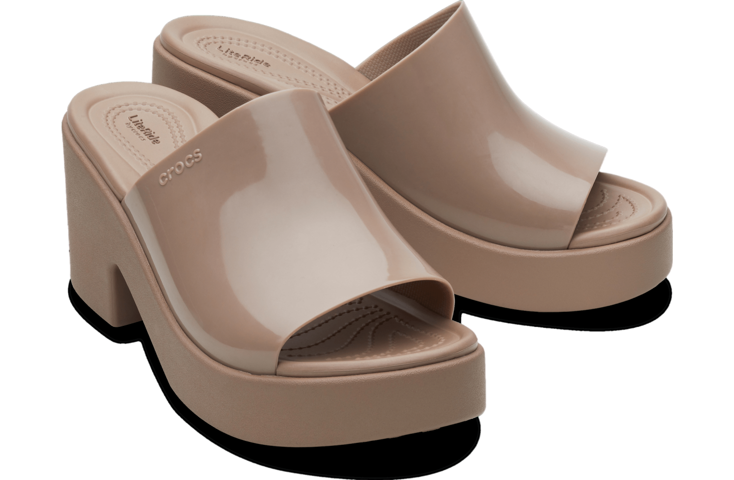 Crocs Brooklyn High Shine Heel WMNS Latte