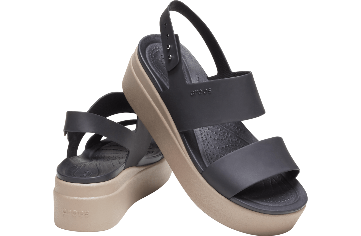 Crocs Brooklyn Low Wedge WMNS Black / Mushroom