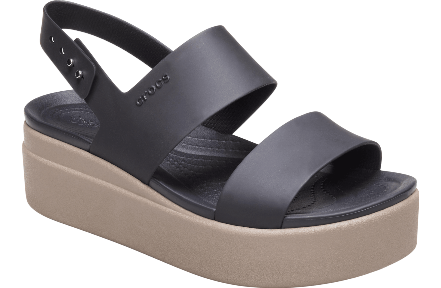 Crocs Brooklyn Low Wedge WMNS Black / Mushroom