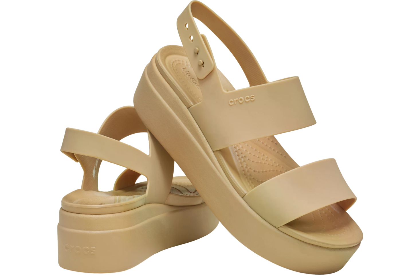 Crocs Brooklyn Low Wedge WMNS Cashew