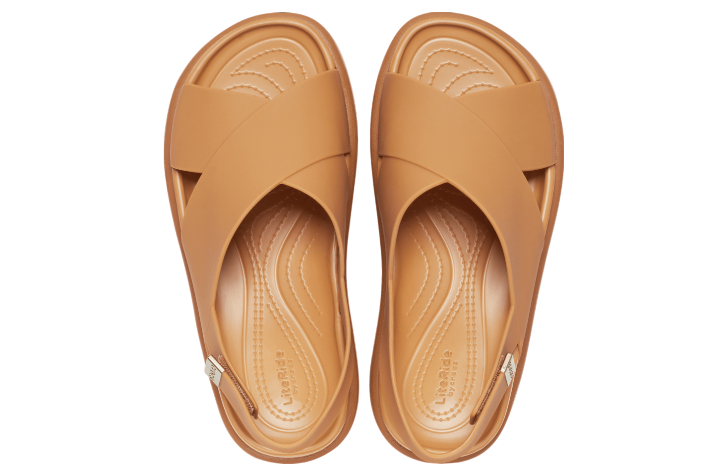 Crocs Brooklyn Luxe Cross Strap WMNS Tan