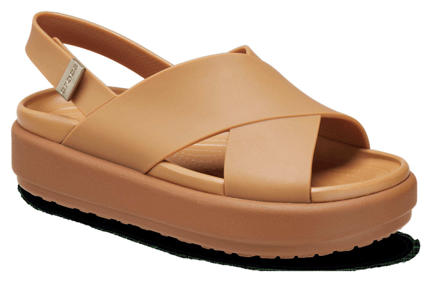 Crocs Brooklyn Luxe Cross Strap WMNS Tan