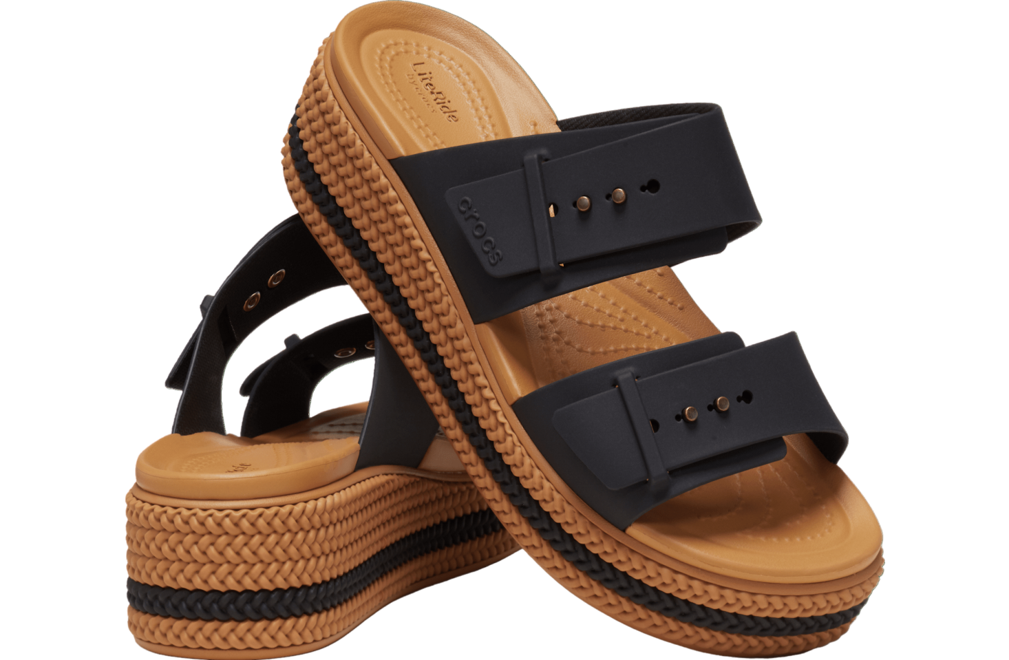 Crocs Brooklyn Woven Buckle WMNS Black