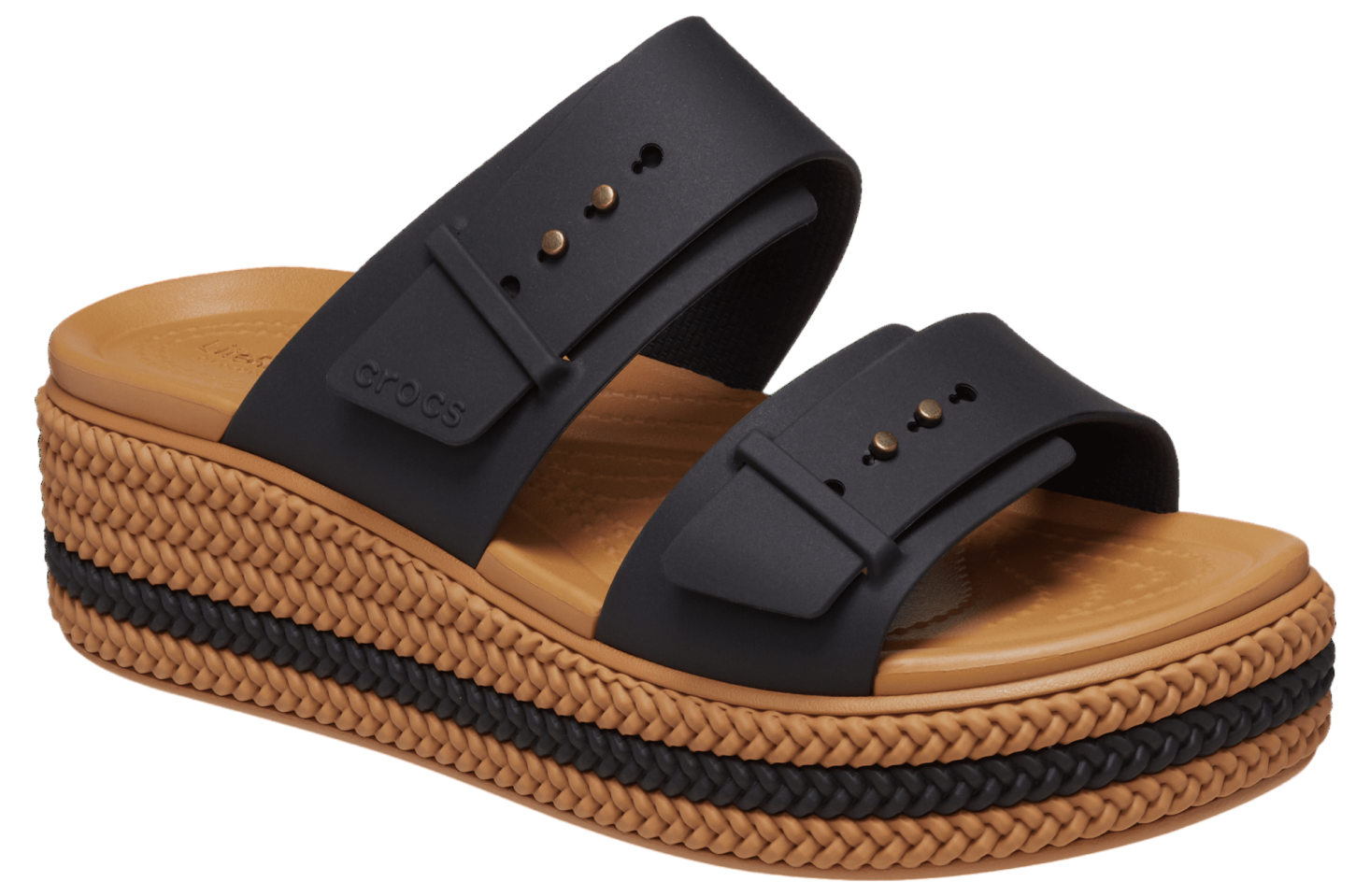 Crocs Brooklyn Woven Buckle WMNS Black