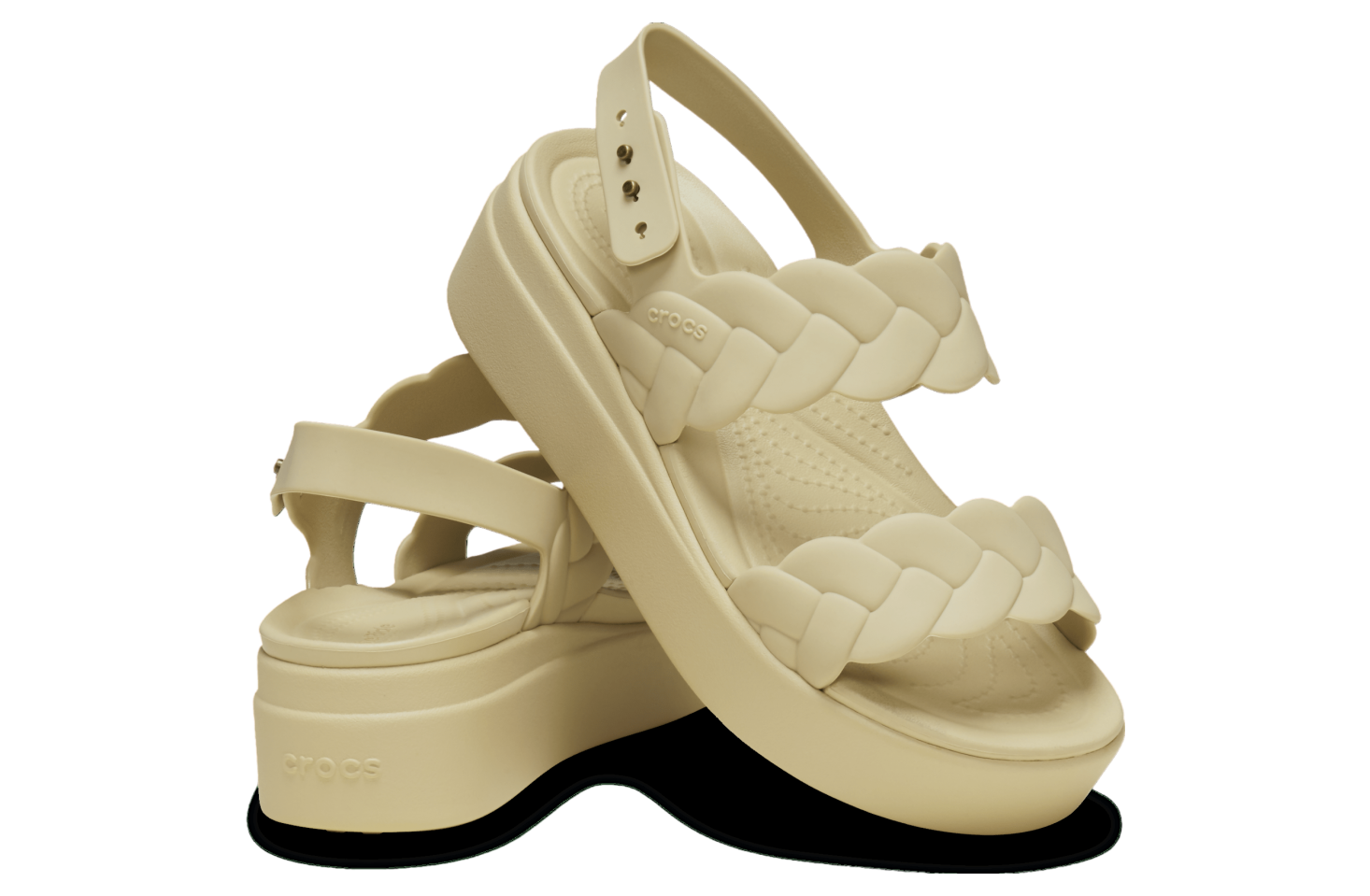 Crocs Brooklyn Woven Low Wedge WMNS Chai