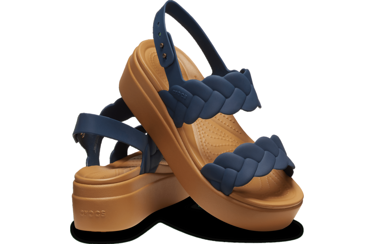 Crocs Brooklyn Woven Low Wedge WMNS Navy