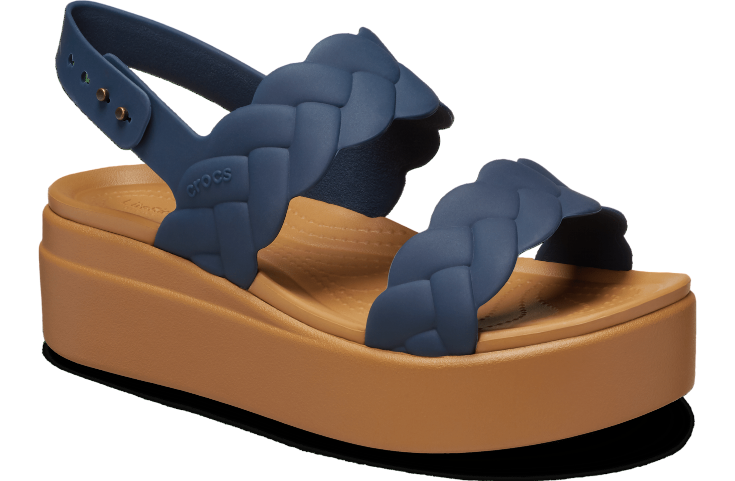 Crocs Brooklyn Woven Low Wedge WMNS Navy