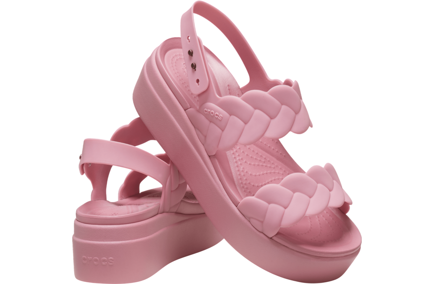 Crocs Brooklyn Woven Low Wedge WMNS Rosette