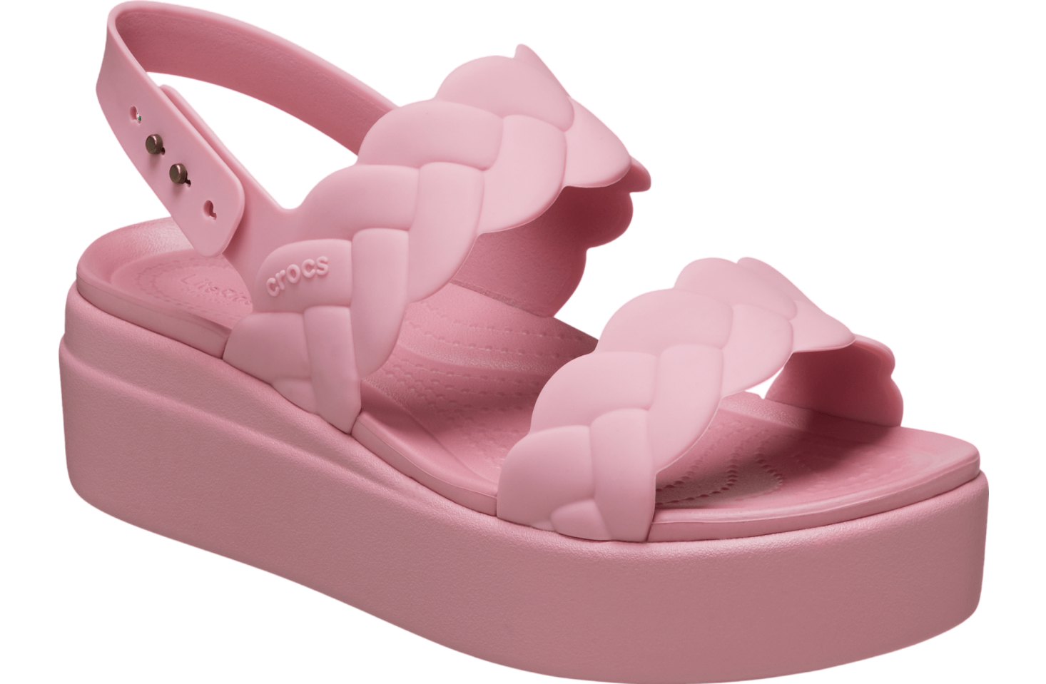 Crocs Brooklyn Woven Low Wedge WMNS Rosette