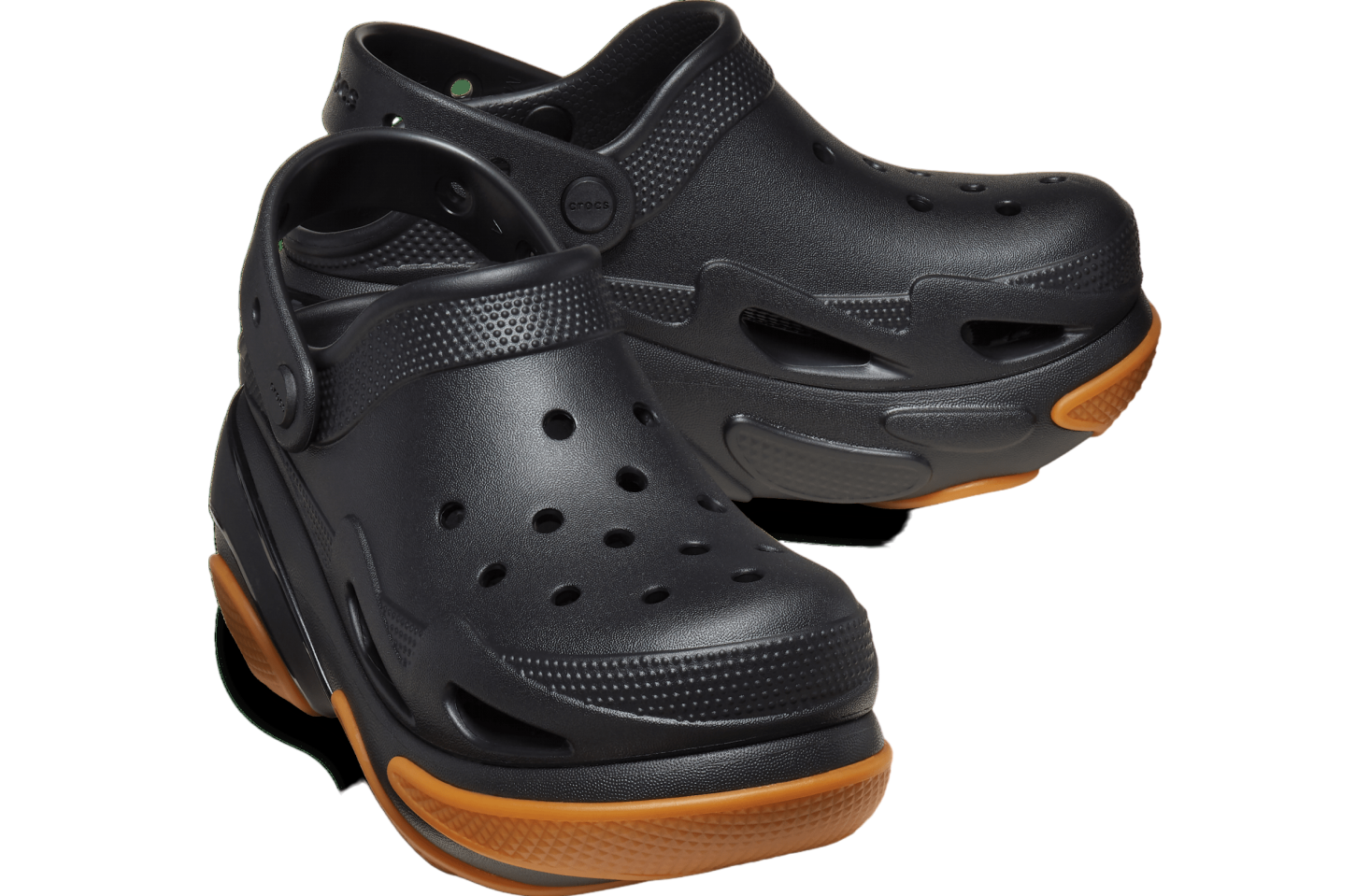 Crocs Bubble Crush Clog Black / Gum