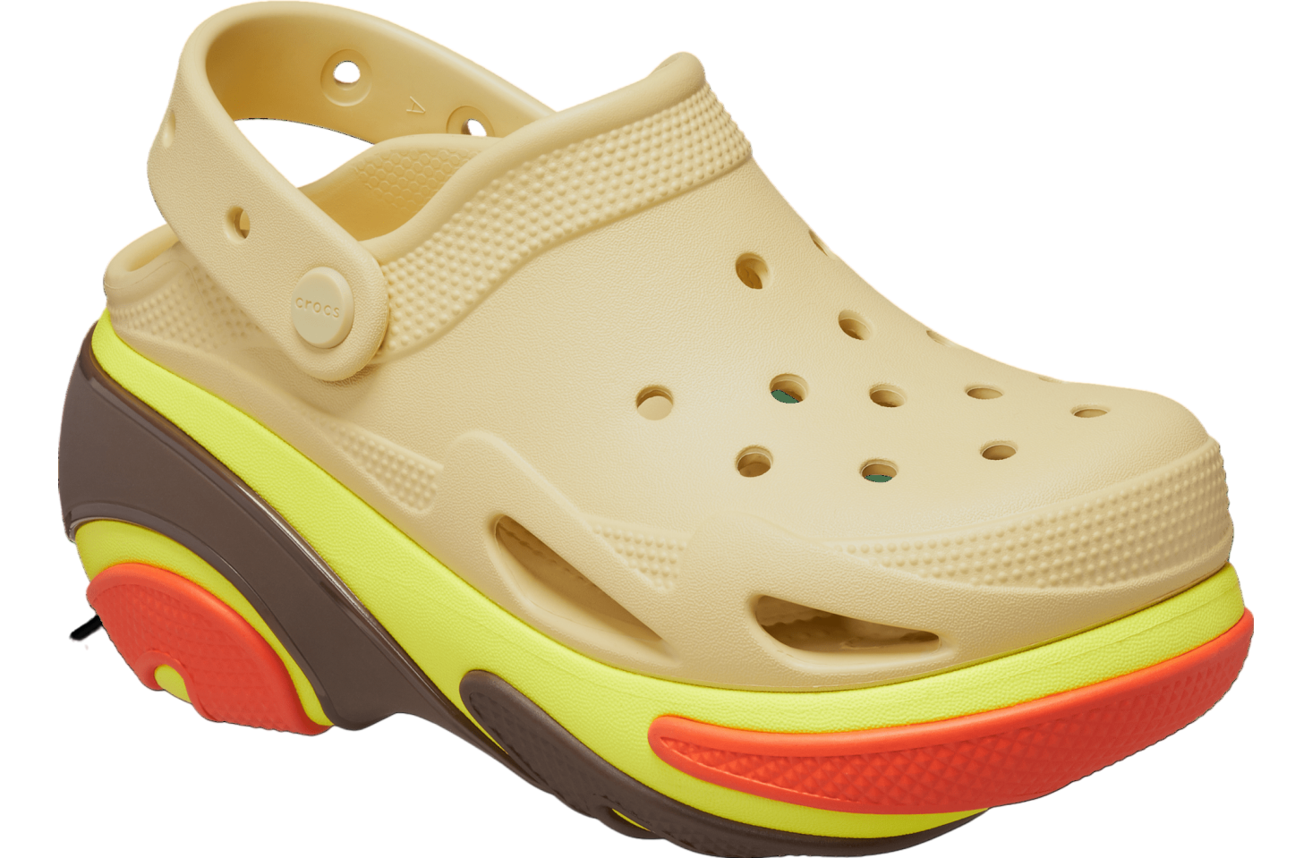 Crocs Bubble Crush Clog Sesame