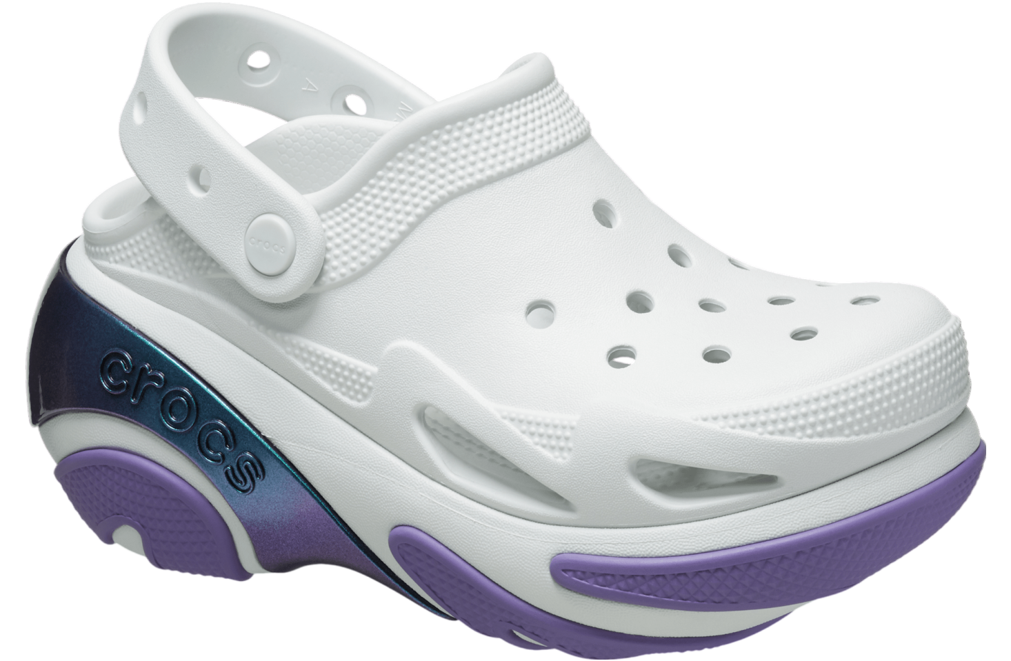 Crocs Bubble Crush Reflector Clog Moonlight