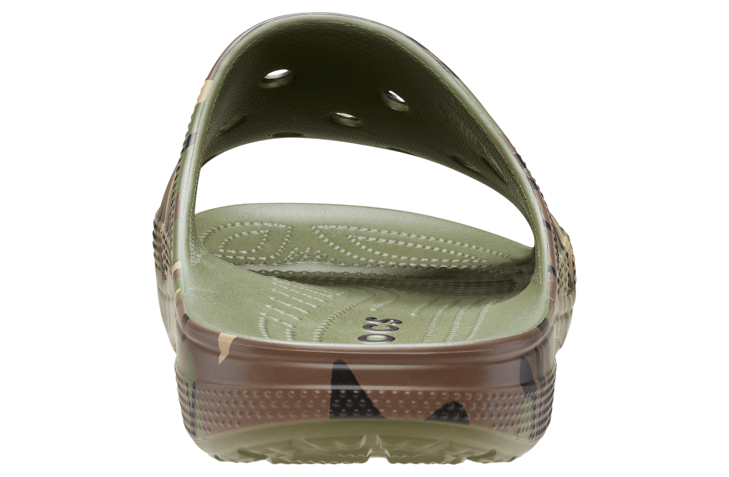 Crocs Camouflage Saturday Slide Army Green / Multi