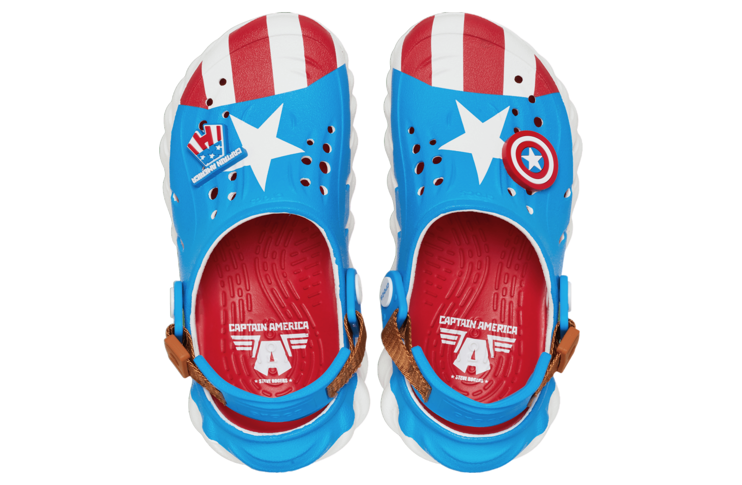 Crocs Captain America Echo Clog GS White